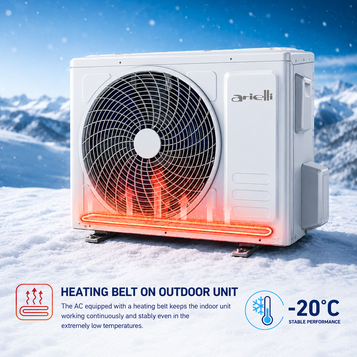 Arielli ACSD-DHG 06 drip-tray heater of the outdoor unit