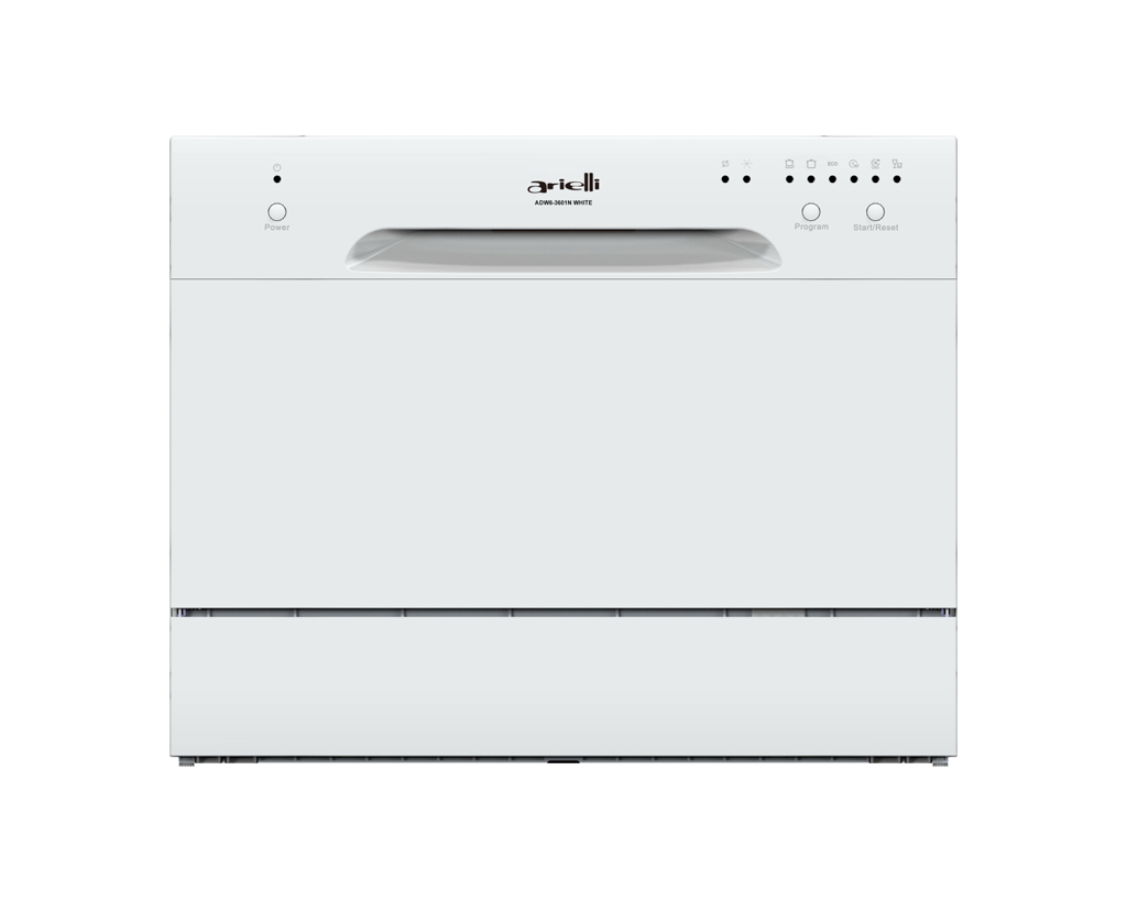 Компактна съдомиялна Arielli ADW6-3601N White 6 комплекта клас F