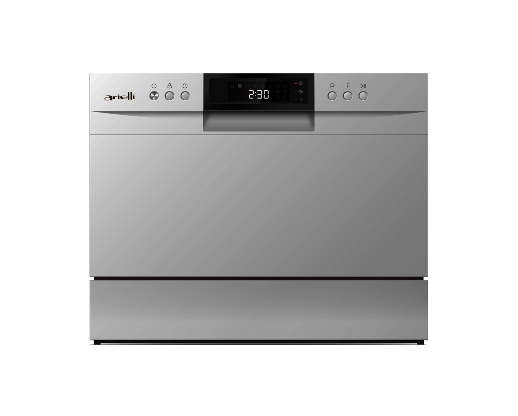 Компактна съдомиялна Arielli ADW6-3601N Silver 6 комплекта клас F