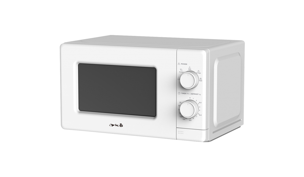 Микровълнова печка Arielli MM-720C2W 20л 700W бял цвят механично управление