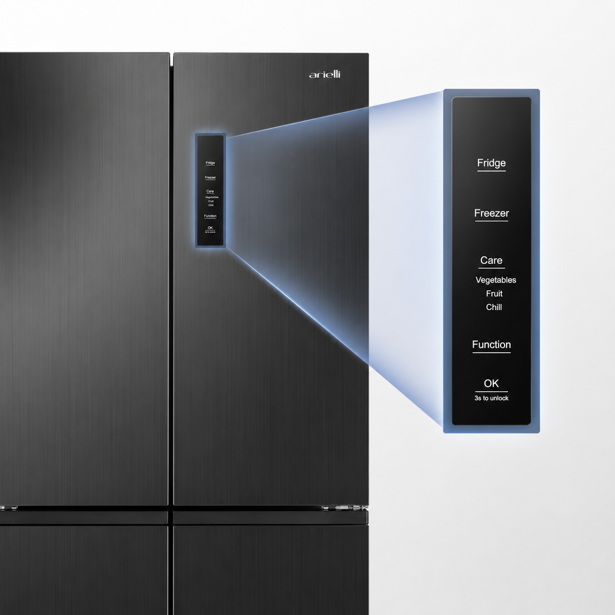 11 — LED touch дисплей на вратата