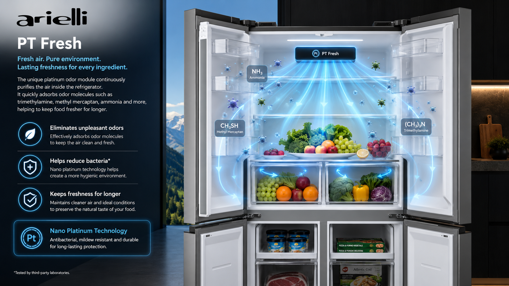 PT Fresh — платинен модул за пречистване на въздуха