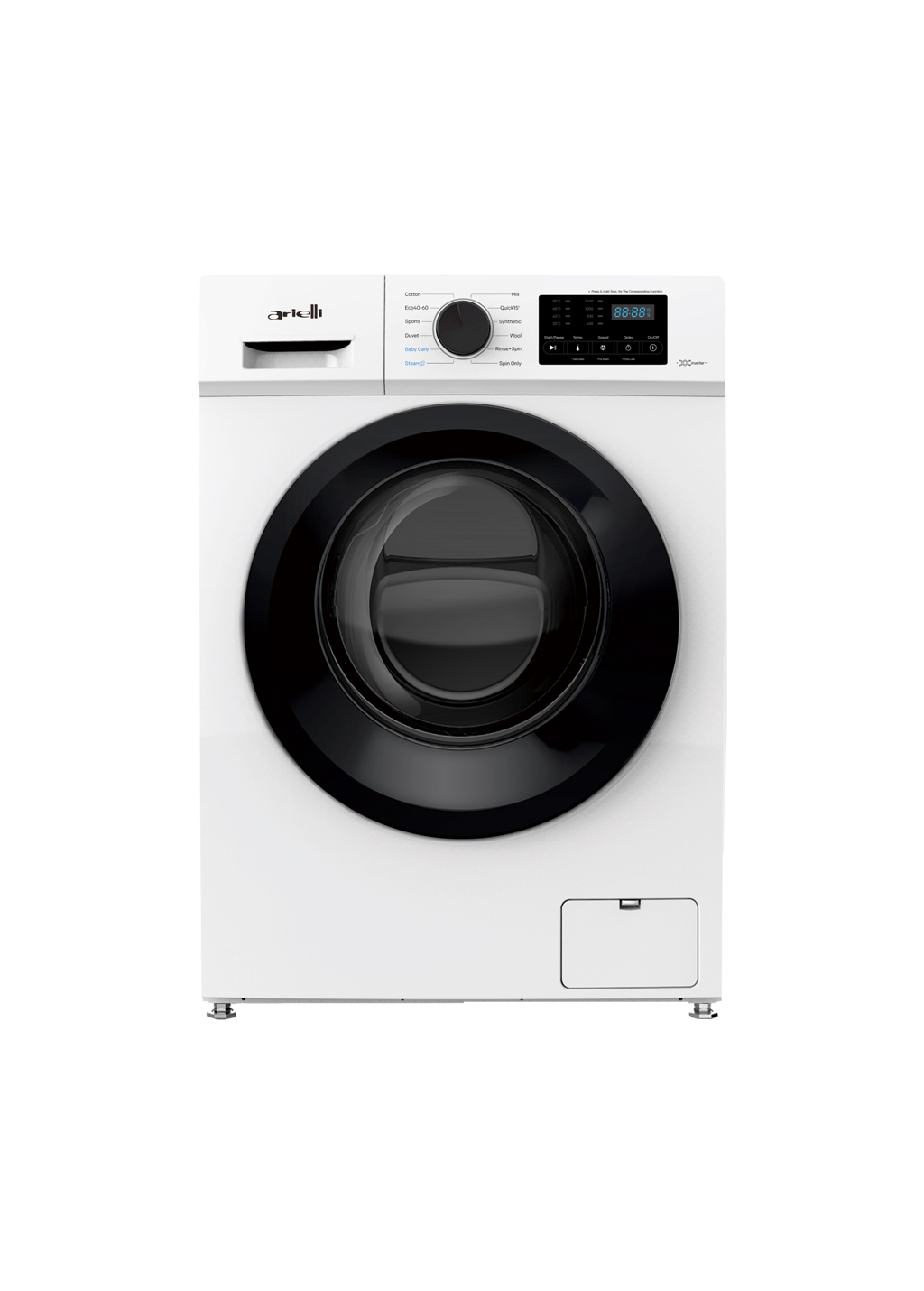 Пералня Arielli AWM-80415 INV Slim 8кг 1400 об/мин инверторен мотор клас A