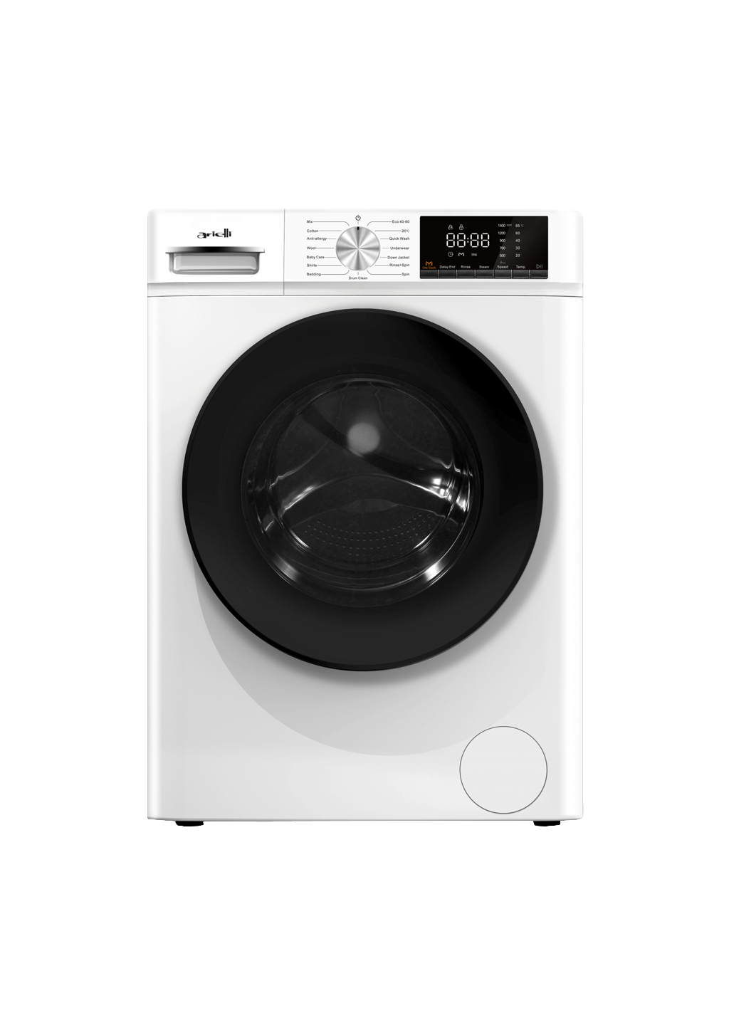 Пералня Arielli AWM80-14586W Slim 8кг 1400 об/мин инверторен мотор програма с пара клас A