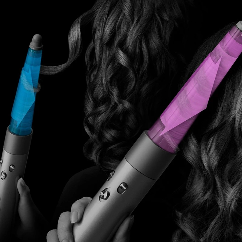 Dyson Airwrap i.d. HS08 Amber Silk Pink Champagne, комплект с приставки_01