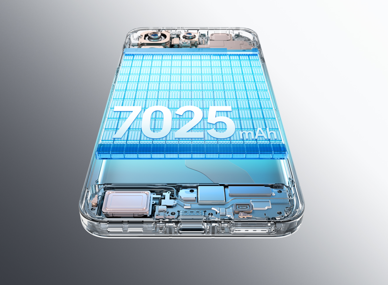 7025 mAh ултра голяма батерия