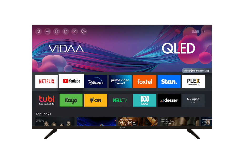 Телевизор Arielli QLED32N215VDA SMART 32 инча HD Ready QLED VIDAA