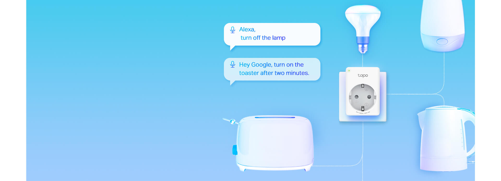 10 Гласов контрол на Tapo P110 с Alexa и Google Assistant