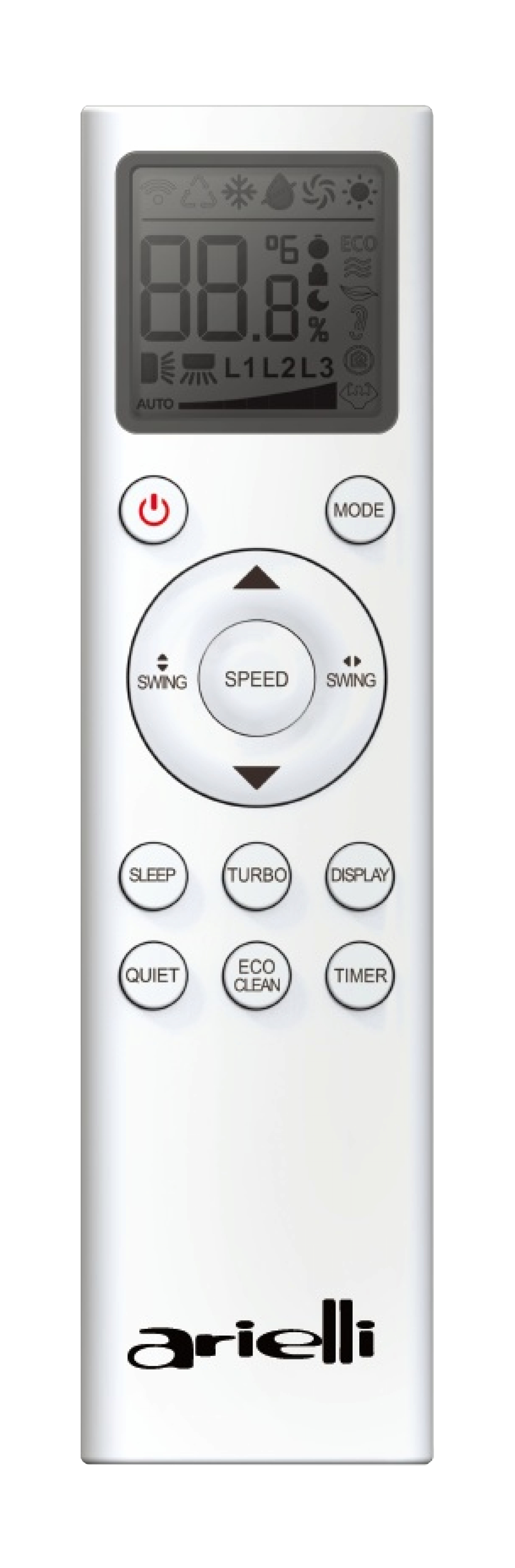 Arielli ASW-24CPH Wi-Fi климатик детайл