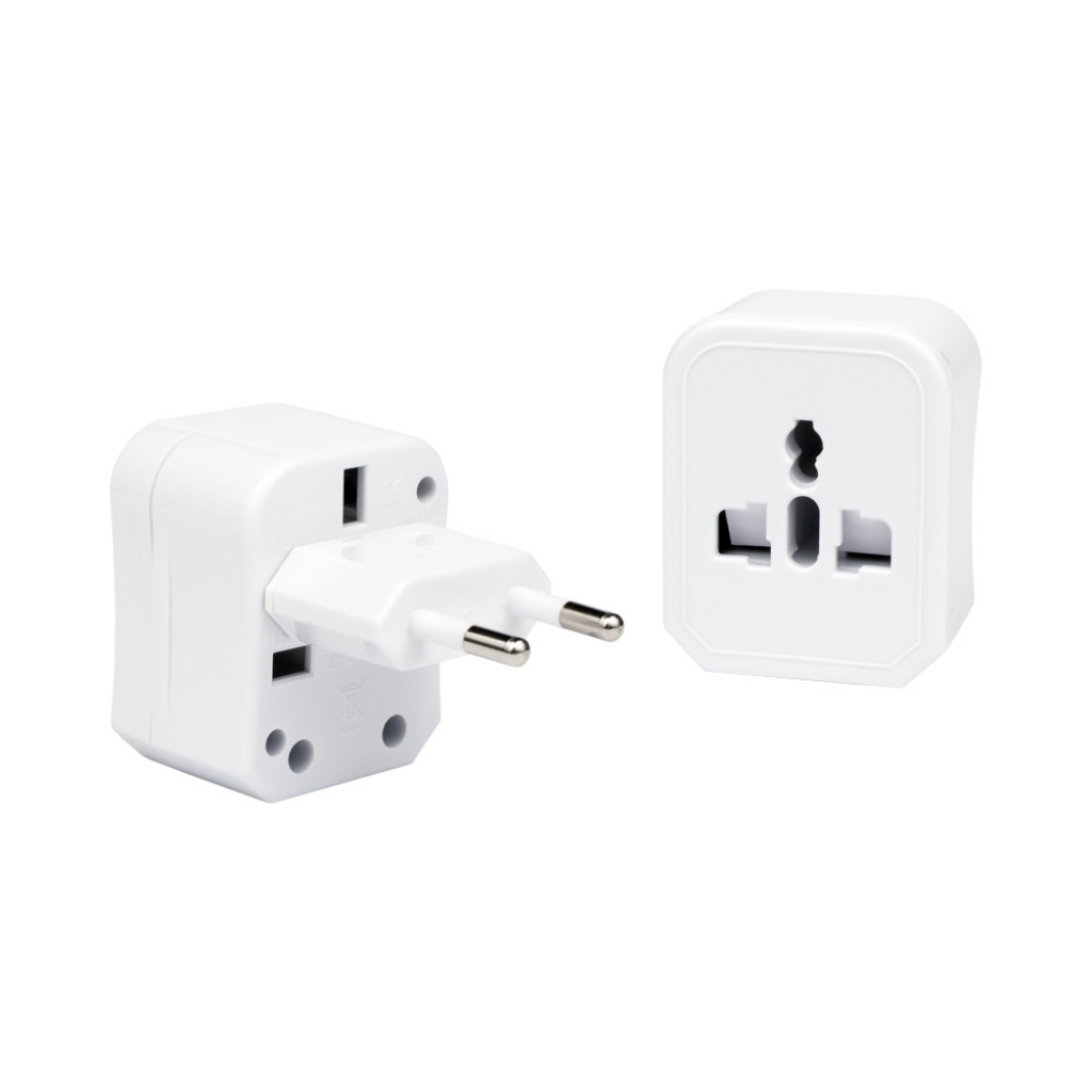 Адаптер DIVA Travel Adaptor 3in1 White