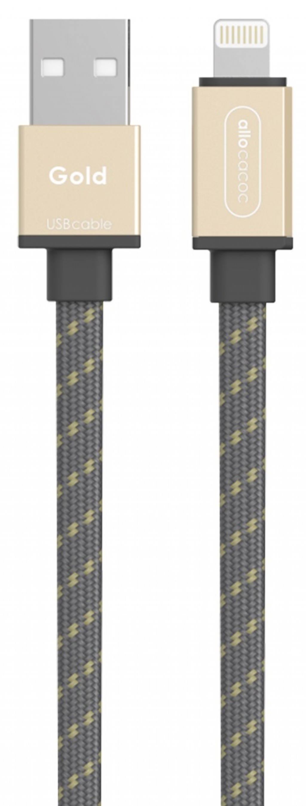 Кабел Allocacoc 10761 USB- Lightning Gold