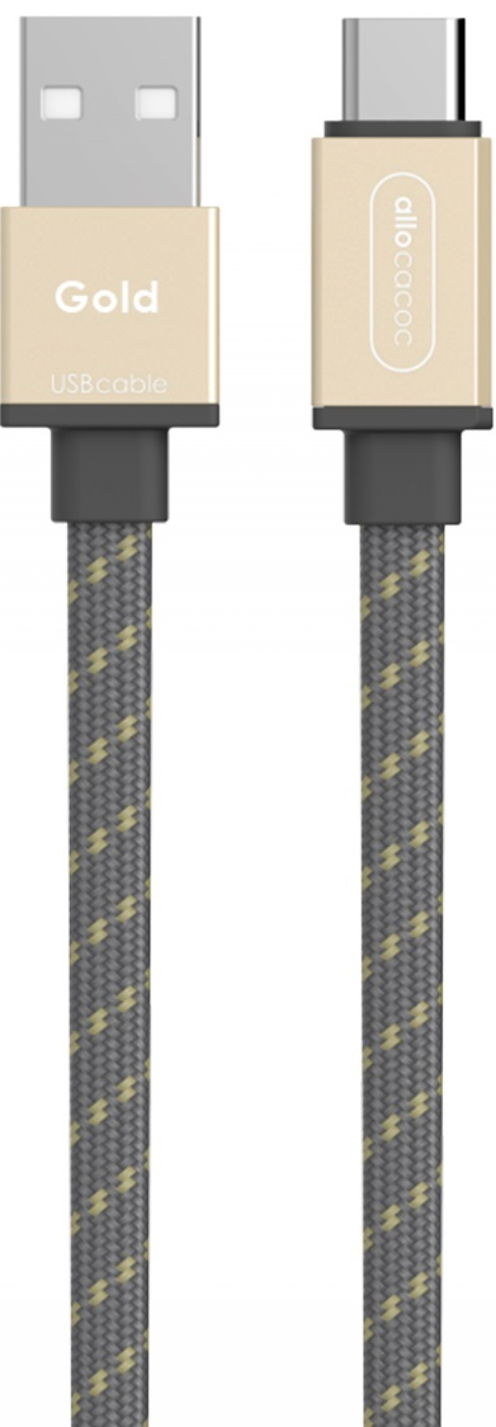 Кабел Allocacoc 10762 USB-C Gold