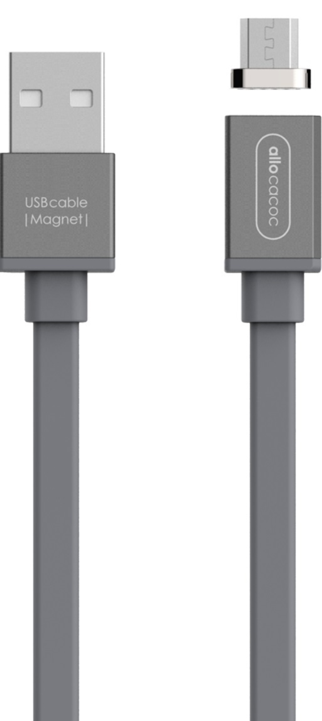 Кабел Allocacoc 10766GY USB-micro USB Magnet