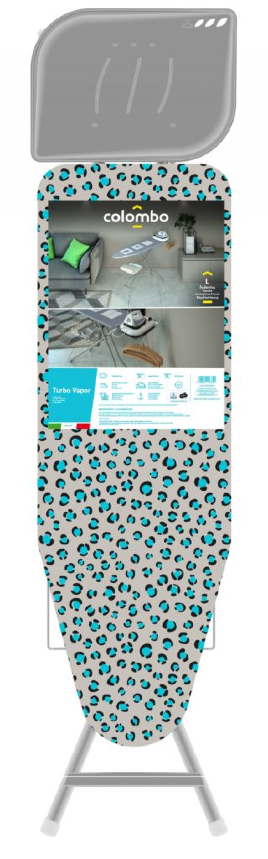 Дъска за гладене Colombo BOARD TURBO VAPOR A135L05W