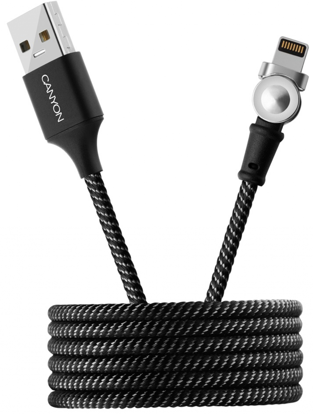 Кабел CANYON CNS-CFI8B USB-Lightning 1M