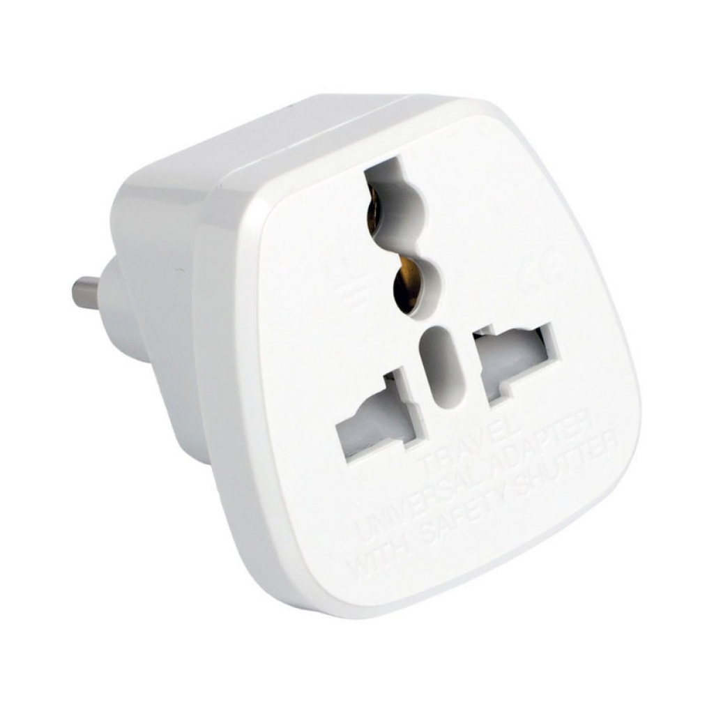 Адаптер DIVA Travel Adapter US / UK / EU White