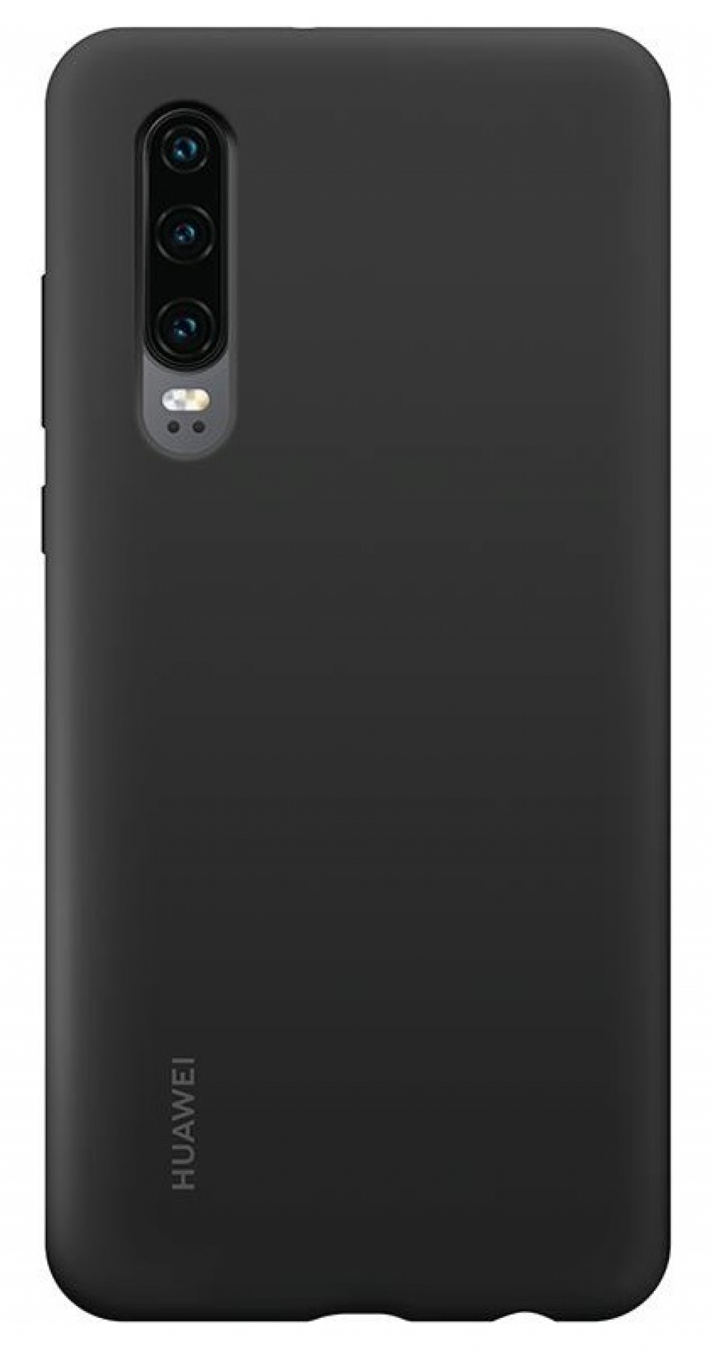 Калъф за телефон HUAWEI Elle P30, Silicone Car Case, Black