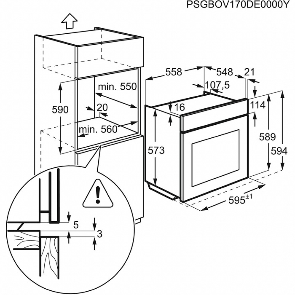 Фурна за вграждане Electrolux EOD6P77WZ