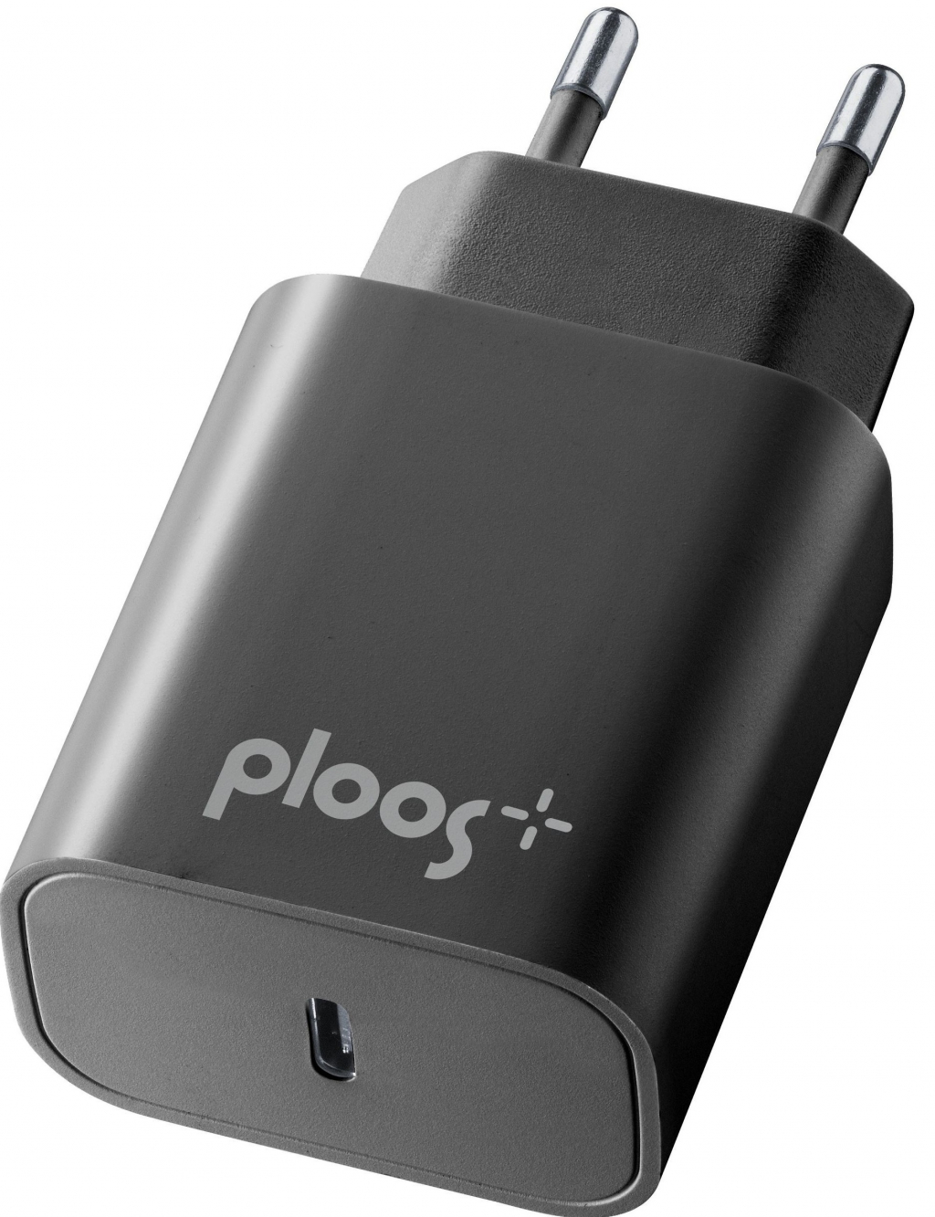 Зарядно устройство PLOOS 220V USB-C 20W черно