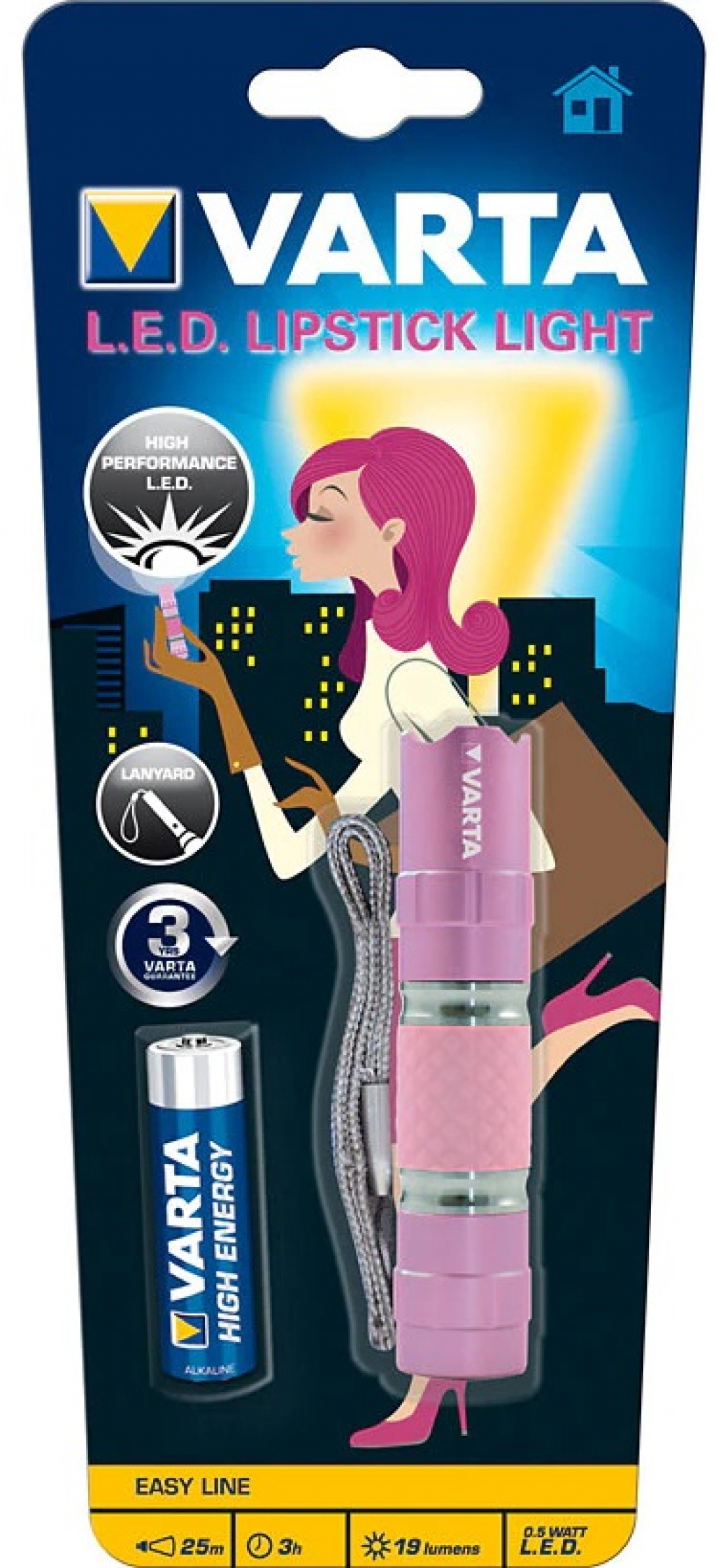 Фенер Varta LED LIPSTICK LIGHT 1AA