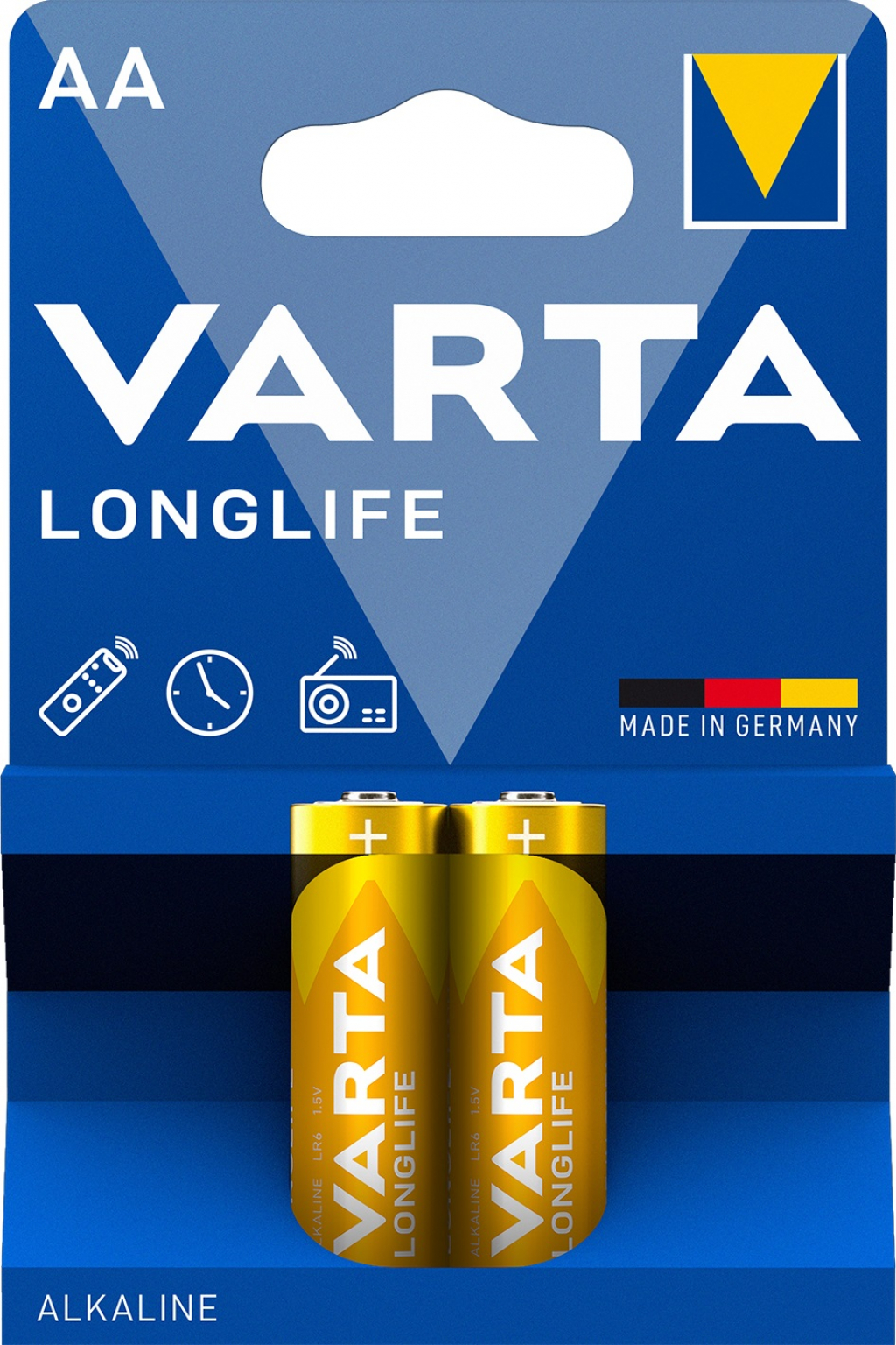 Батерии Varta LONGLIFE АА BLI 2