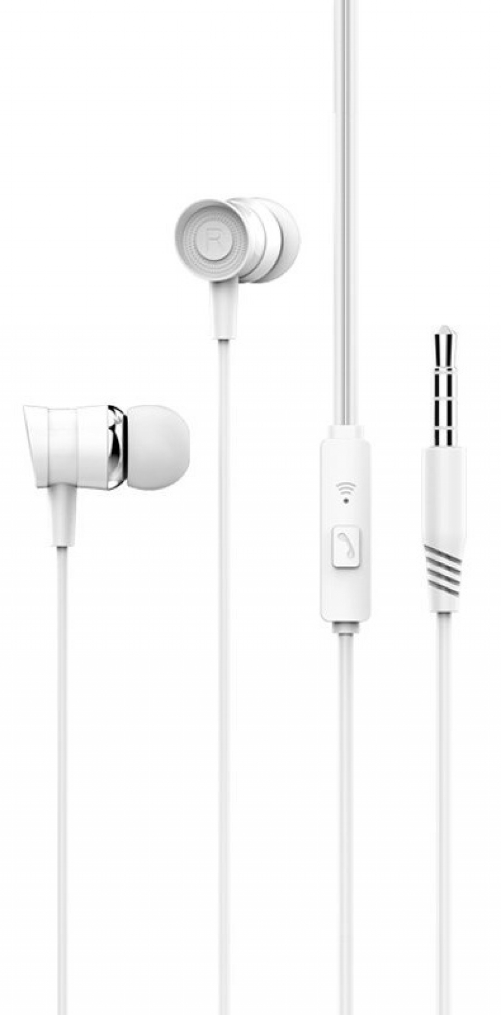 Слушалки XO EP20 66946 Music Earphone White