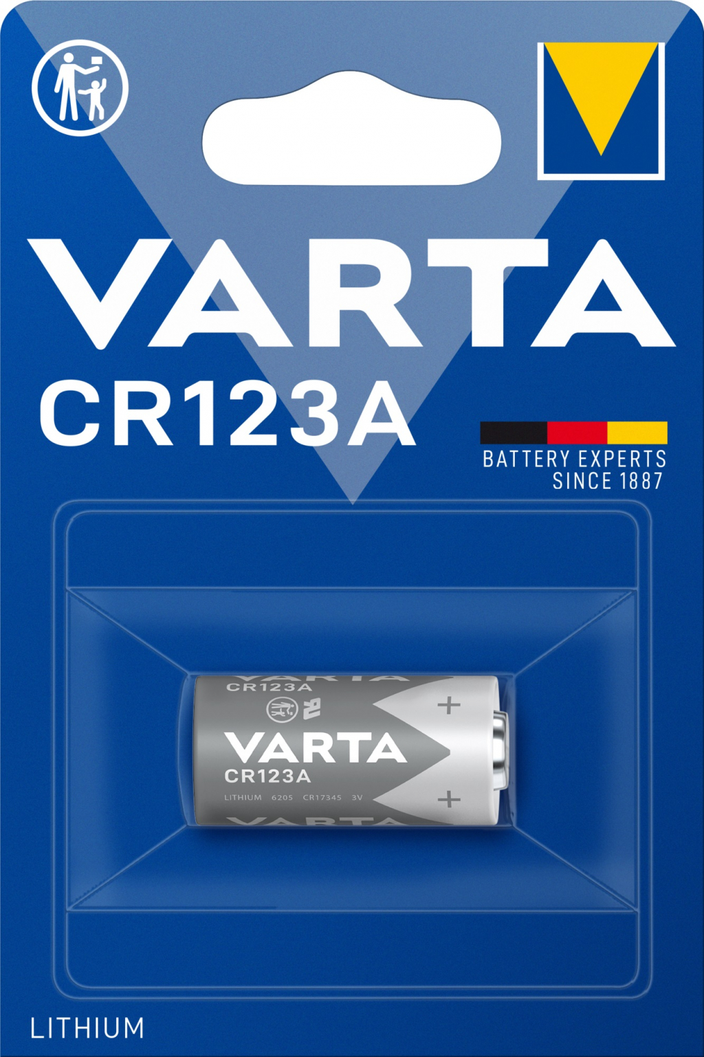 Батерии Varta PROF. LITHIUM CR123A BLI 1