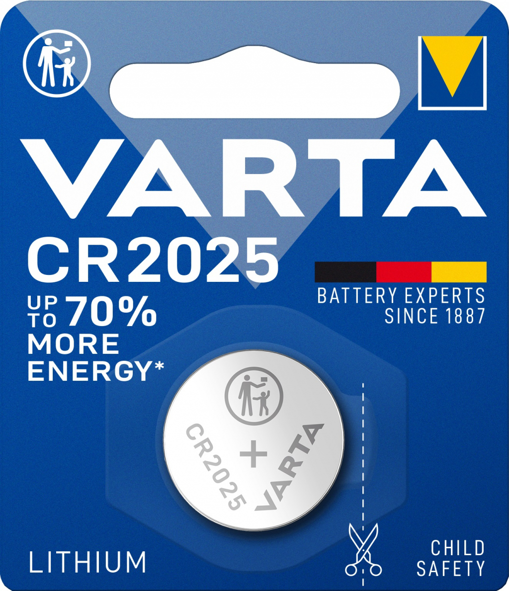 Батерии Varta CR 2025 BLI 1