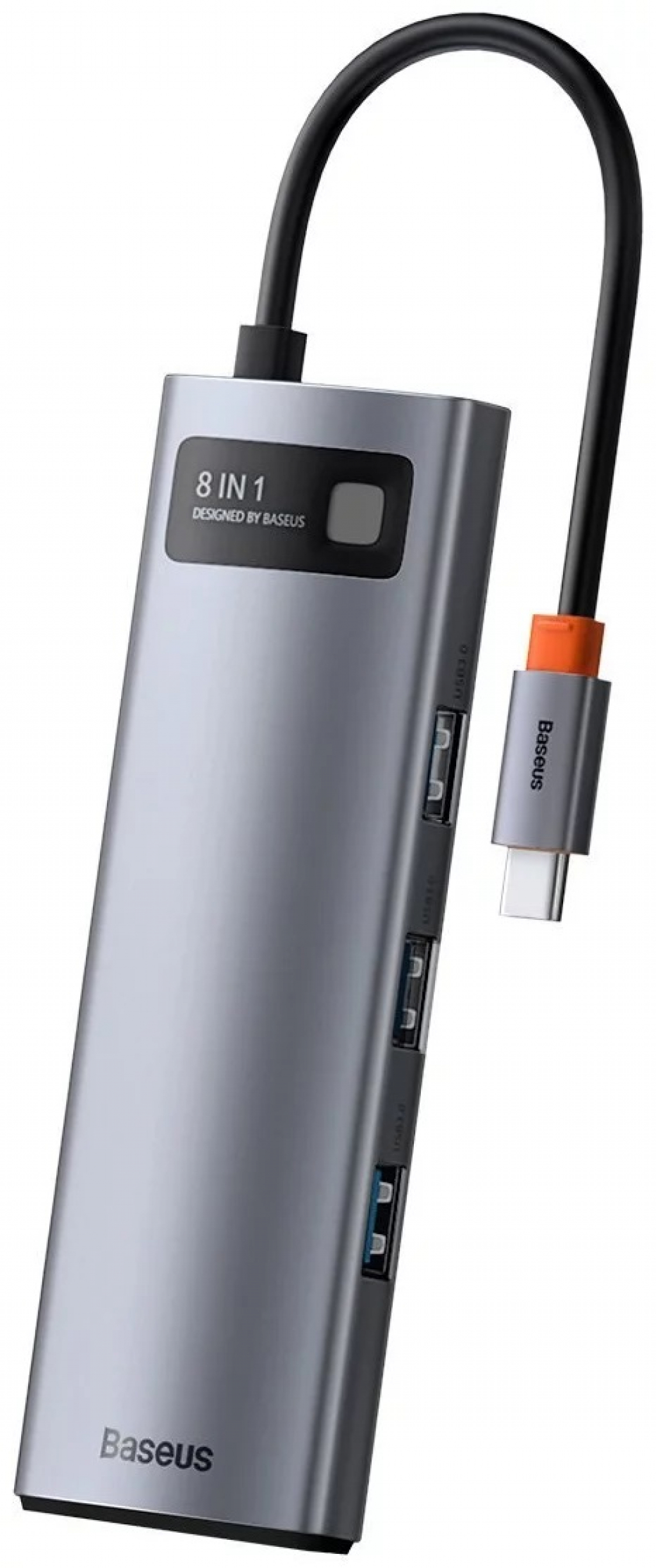 USB HUB 3.2 Baseus 8in1 USB Type-C 100W HDMI 4K card reader 3xUSB