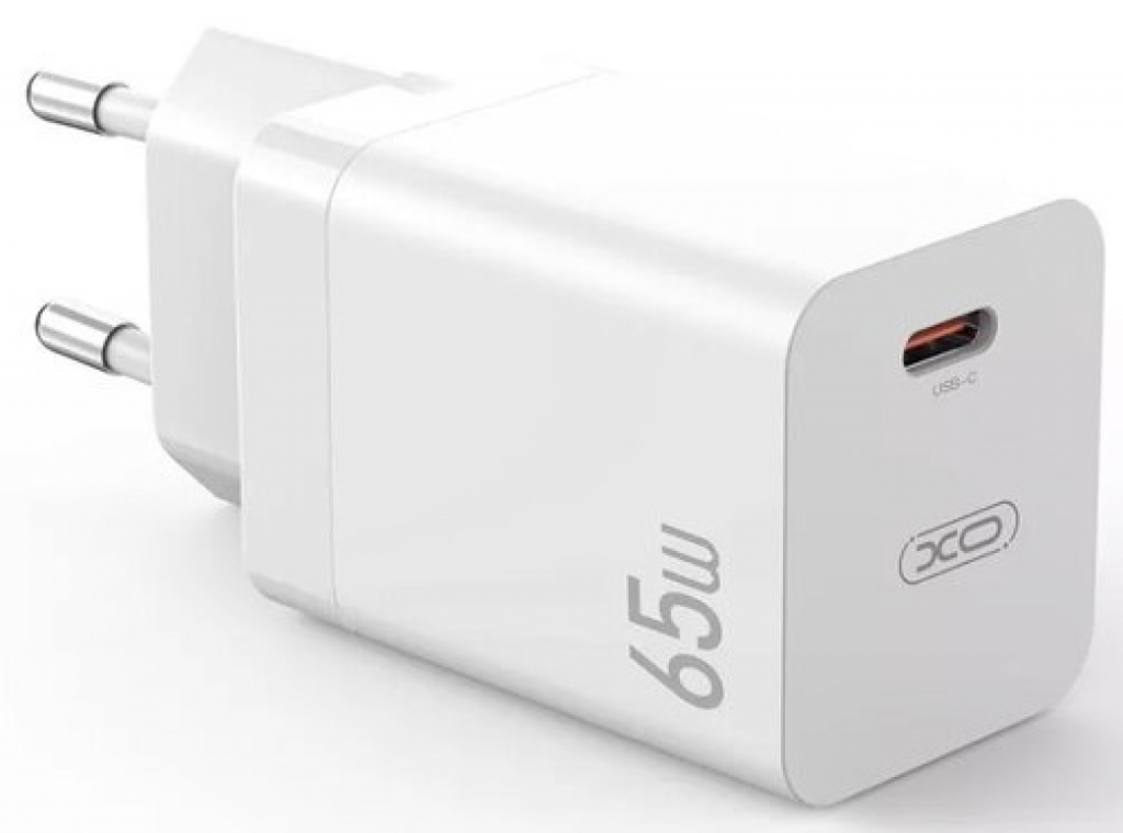 Зарядно устройство XO CE10 1USB-C PD 65W
