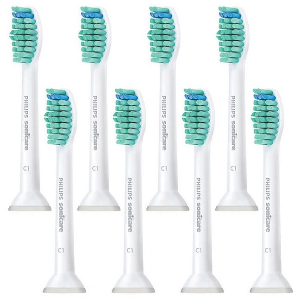 Накрайник ел. четка Philips Sonicare HX6018/07 8 бр бели