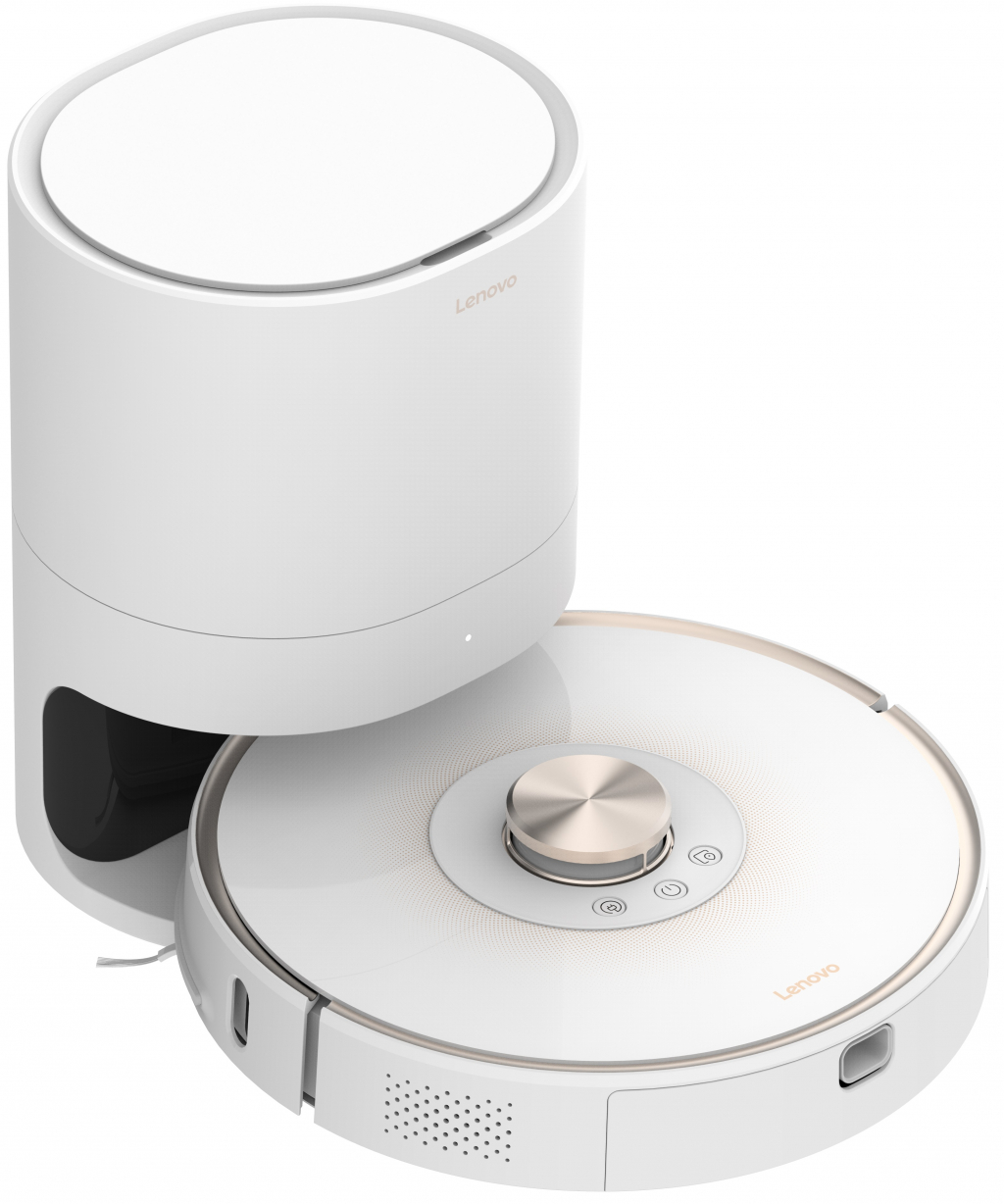 Прахосмукачка Lenovo Robot Vacuum Cleaner T1s PRO + Dustbin Dock Gold-White