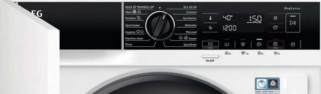 Пералня със Сушилня за вграждане AEG L7WBE68SI