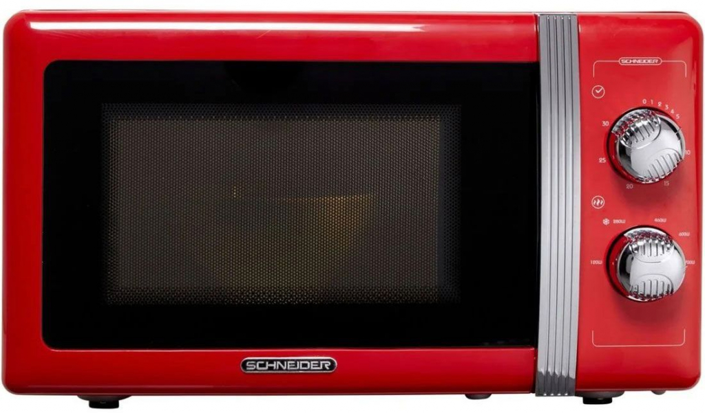 Микровълнова печка SCHNEIDER SMW20VMR Червена