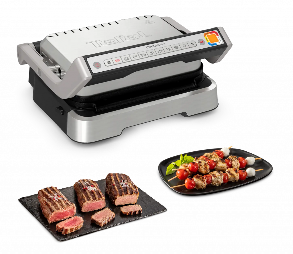 Мултигрил Tefal GC772D30 Optigrill 2IN1 Inox