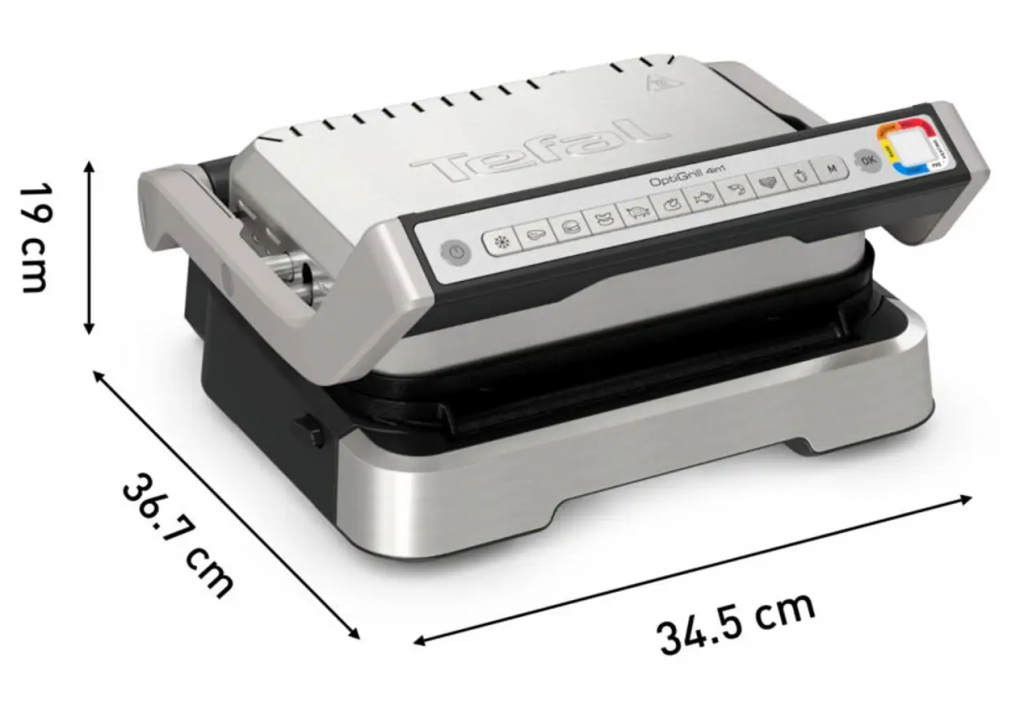 Мултигрил Tefal GC772D30 Optigrill 2IN1 Inox
