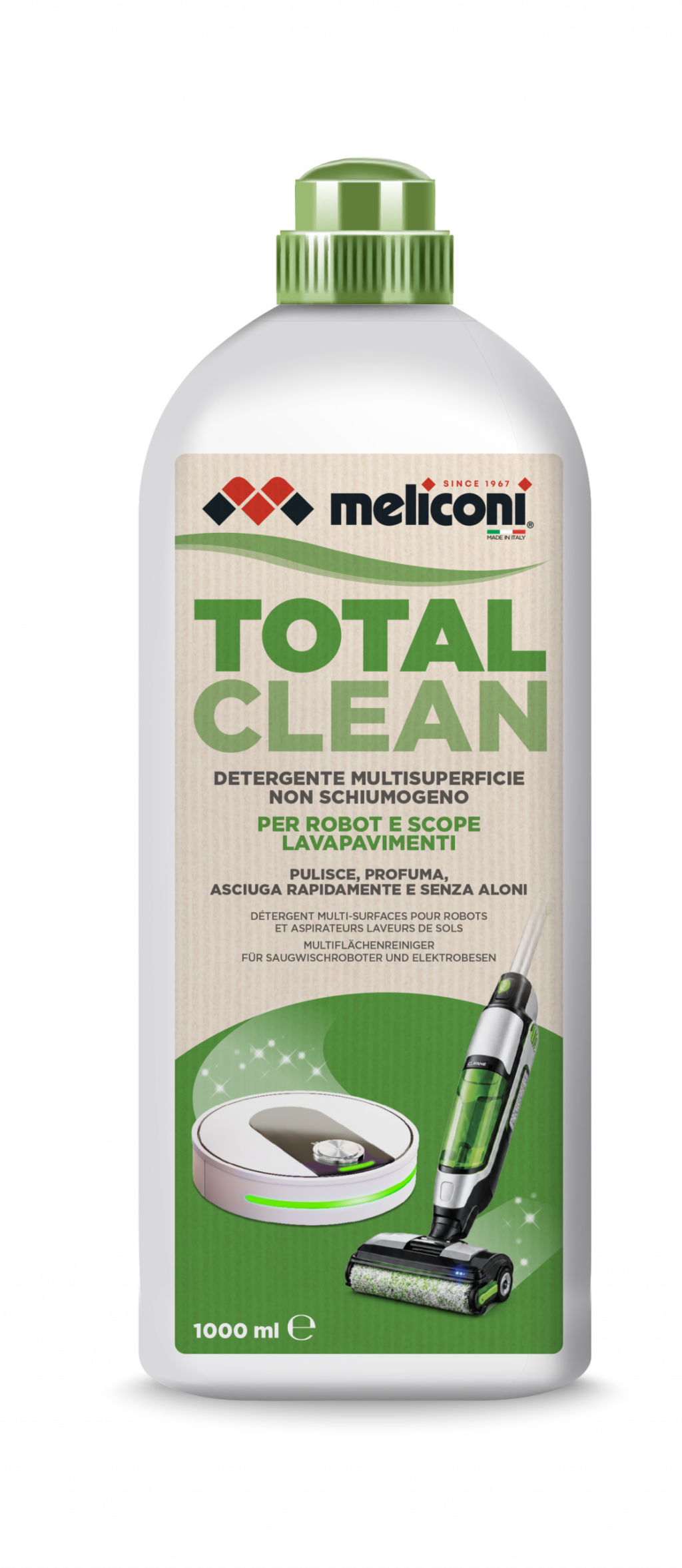 Почистващ препарат Meliconi TOTAL CLEAN PAVIMENTI 621029