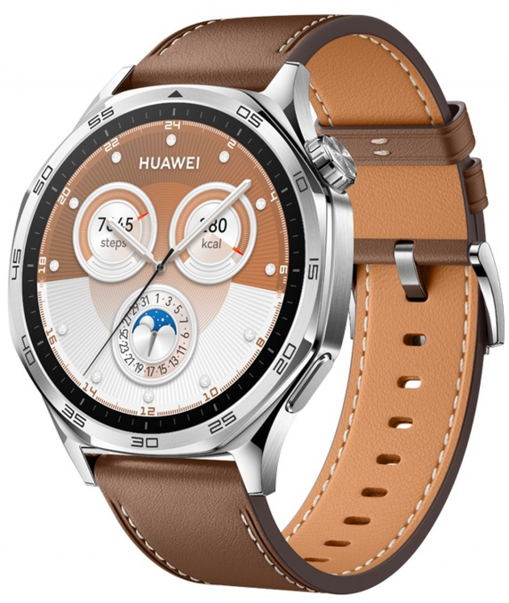 Смарт часовник Huawei GT5 VLI-B19L Brown Composite Leather