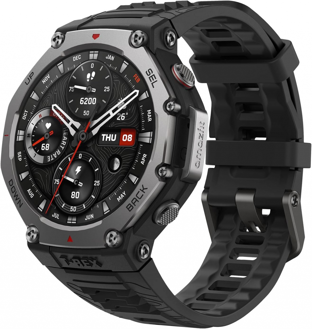Смарт часовник AMAZFIT T-REX 3 Onyx - Техмарт