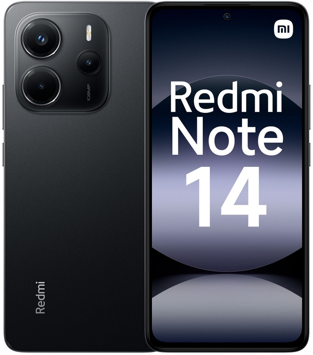 Смартфон Xiaomi Redmi Note 14 6/128GB Midnight Black