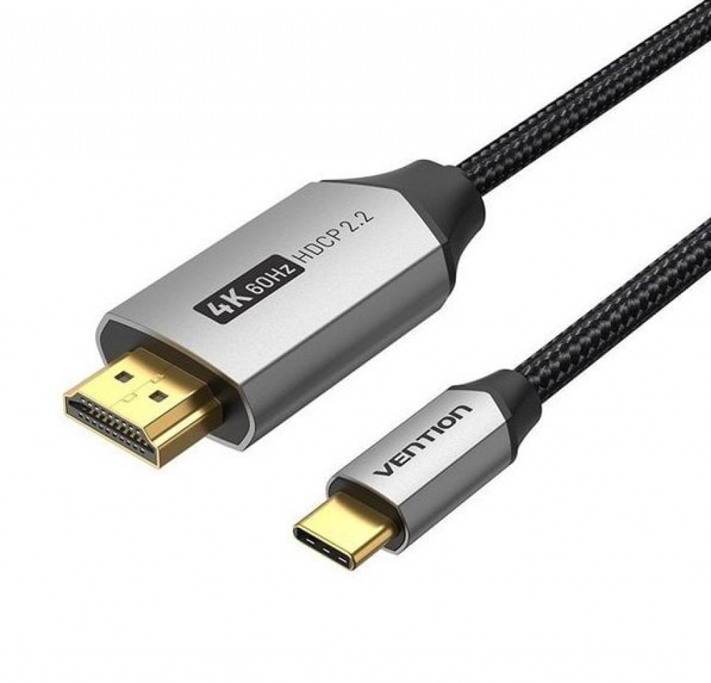 Кабел XO GB019 Type-C to HDMI Metal Adapter Cable 1.8m