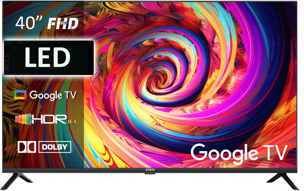 CHiQ L40G7B 40″ Full HD LED Google TV