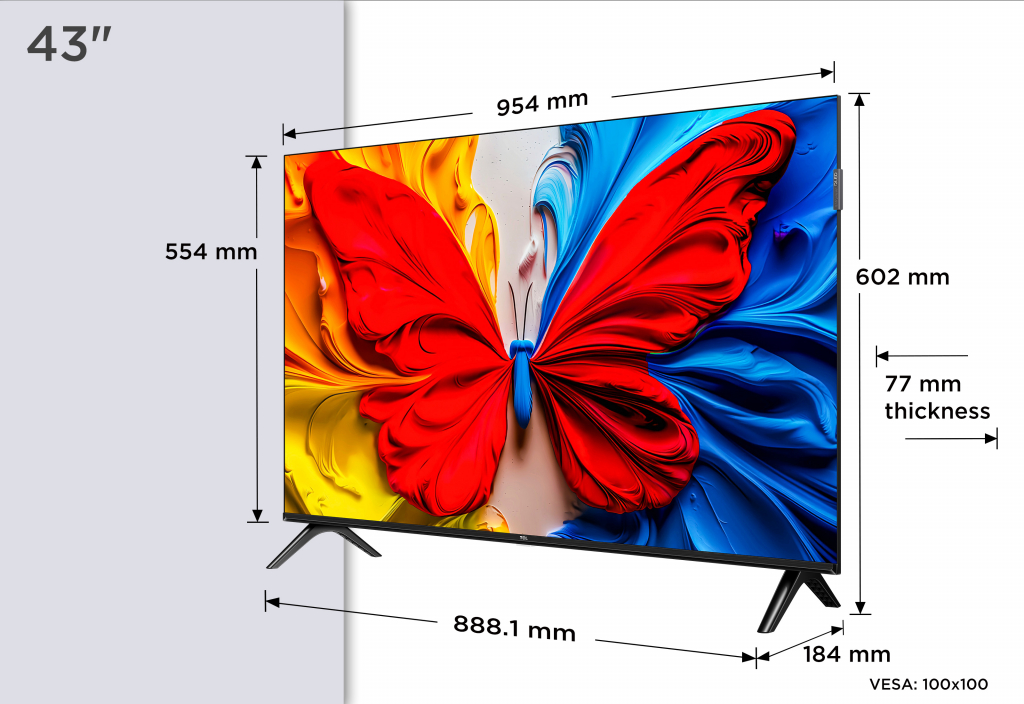 Телевизор TCL QLED 43S59K