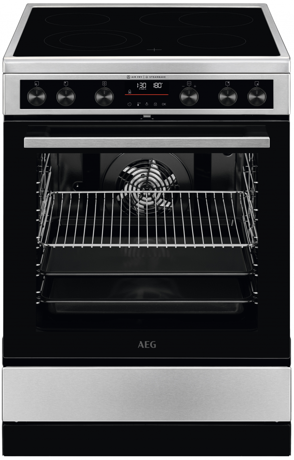 Готварска печка с керамичен плот AEG CCB6693APM