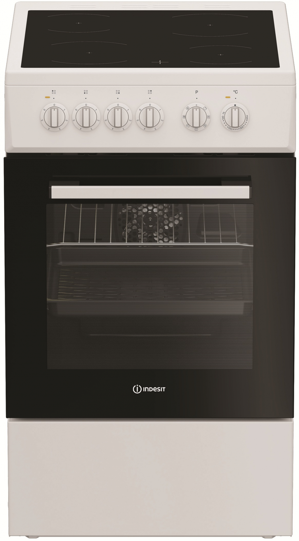 Готварска печка с керамичен плот Indesit I5V8PMW