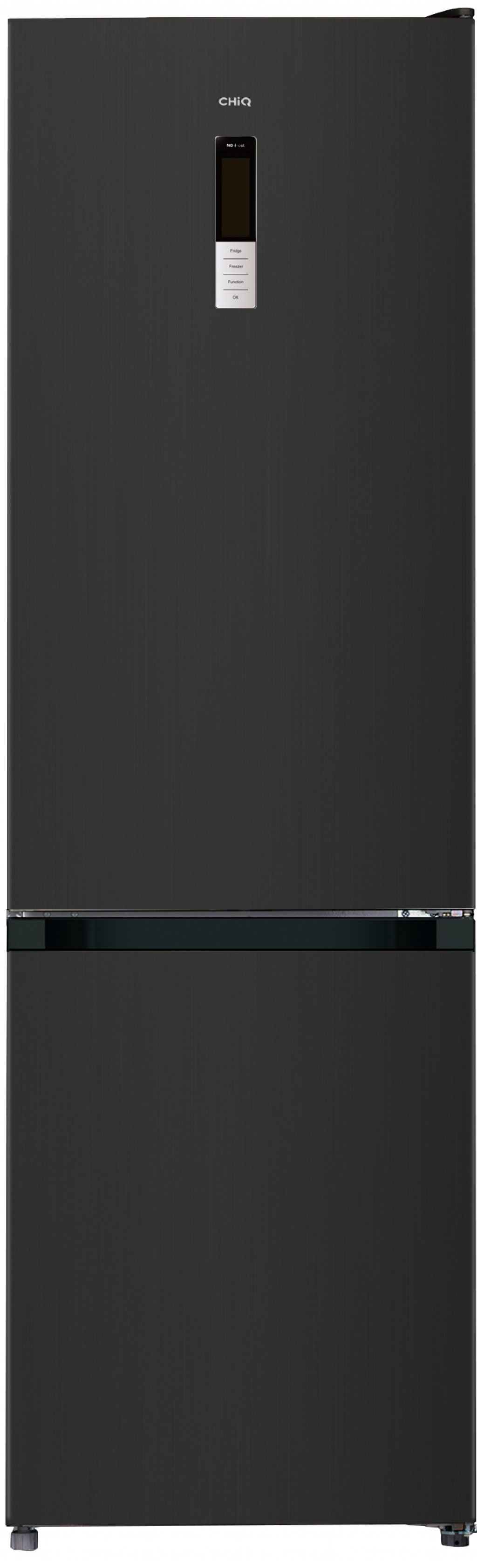 CHiQ MRF-377IX fridge-freezer dark grey