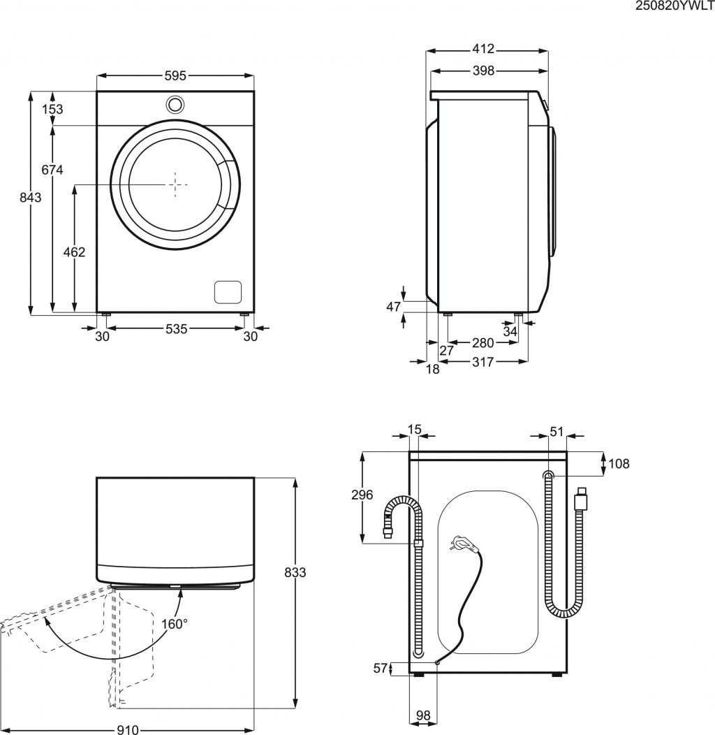 Пералня Electrolux EWS6306DXE
