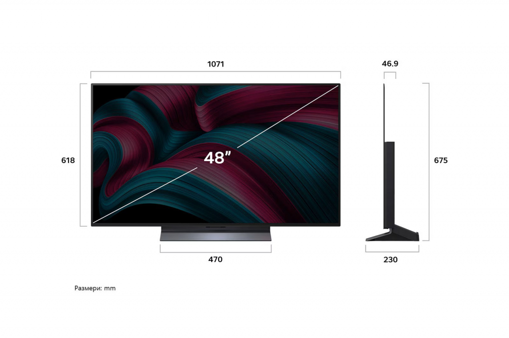 Телевизор LG OLED 48C51LA