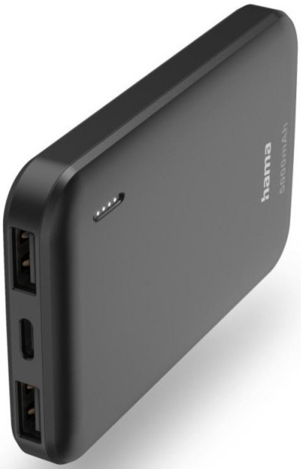 Външна батерия HAMA 201707 5000 mAh, 2x USB-A