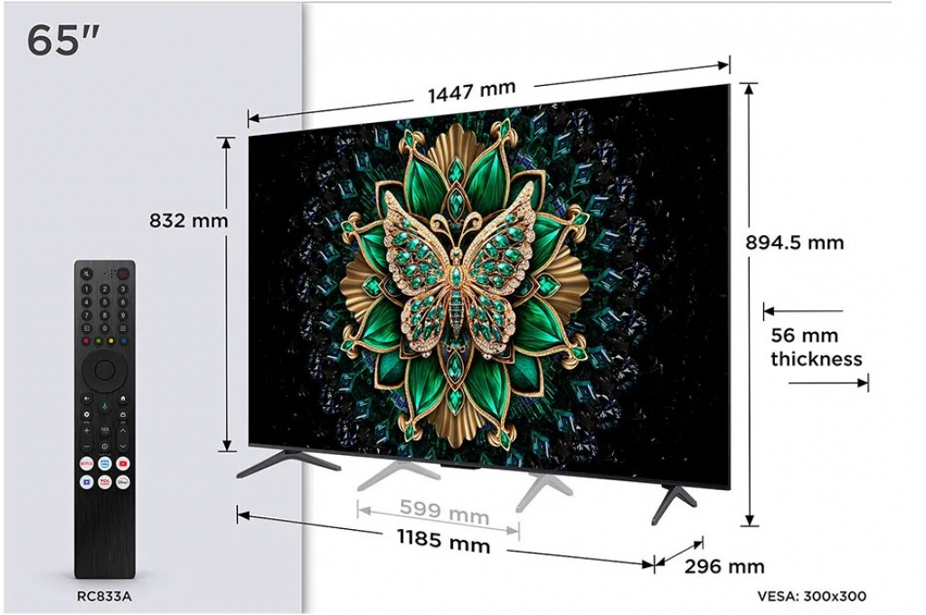 Телевизор TCL MiniLED 65C6K